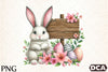 Cute Easter Bunny Clipart Bundle 99