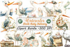 Stork Baby Delivery Clipart Bundle 2