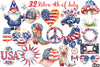 Retro 4th of July Clipart Bundle 13