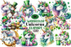 St. Patrick's Day Unicorn Clipart Bundle 22