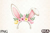 Bunny Ears with Flowers Clipart Bundle