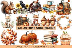 Fall Autumn Clipart - CraftNest - Digital Crafting and Art