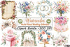 Pastel Floral Wedding Clipart Bundle Collection