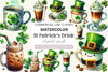 St Patrick's Day Drink Clipart Bundle