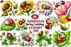 Spring Ladybug Clipart Bundle