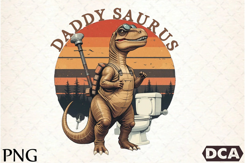 Retro Dinosaur Plunger Clipart Bundle - CraftNest - Digital Crafting and Art