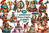 Funny Roman Empire Clipart Bundle