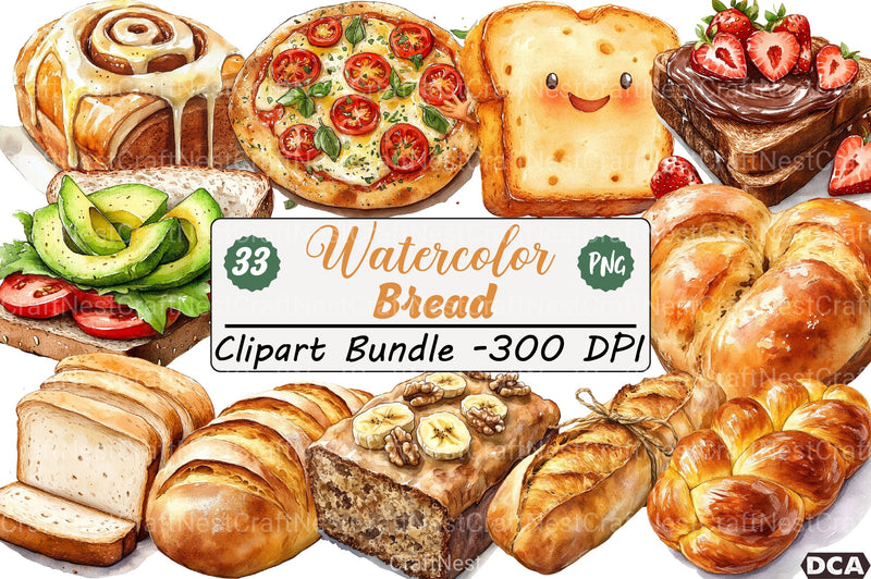 Bread Clipart Bundle - CraftNest - Digital Crafting and Art