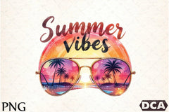 Summer Vibes Sunglasses Clipart Bundle 1 - CraftNest - Digital Crafting and Art