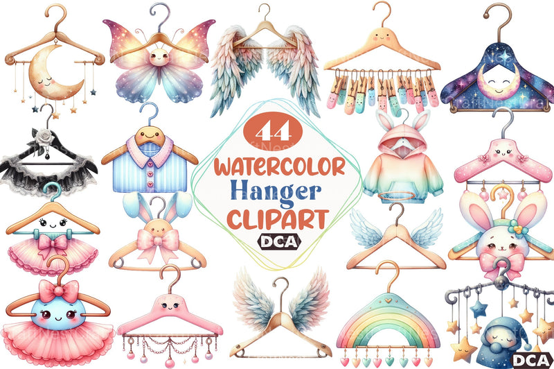 Hanger Clipart Bundle - CraftNest - Digital Crafting and Art