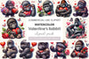 Valentine Gorilla Clipart Bundle