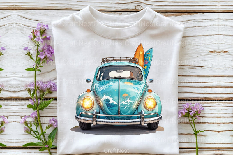 Summer Car Clipart Bundle - CraftNest - Digital Crafting and Art