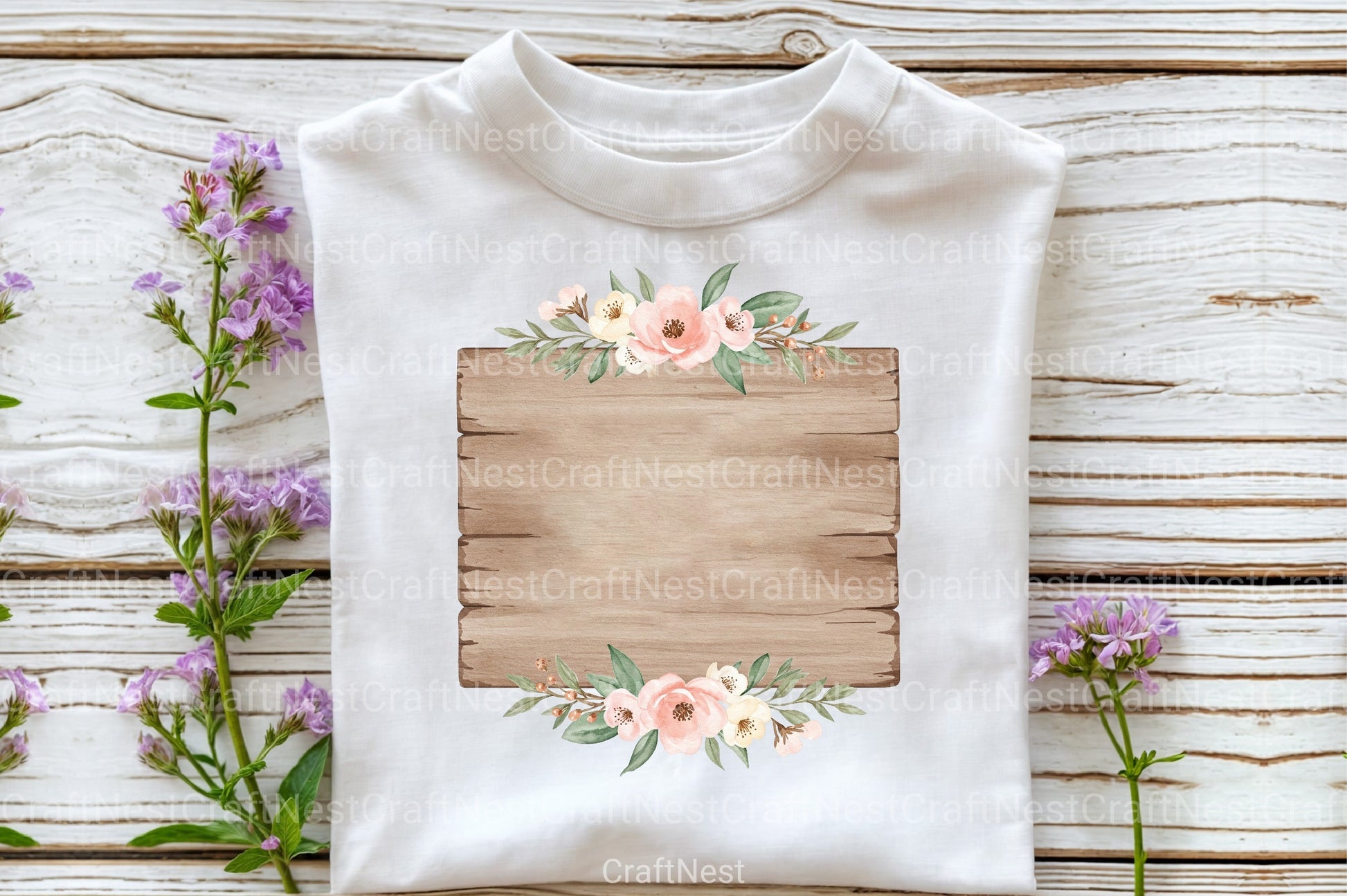 Summer Wooden Clipart Bundle - CraftNest - Digital Crafting and Art