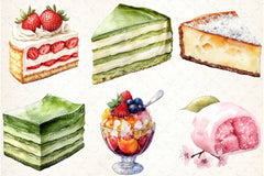 Japanese Dessert Clipart Bundle - CraftNest - Digital Crafting and Art
