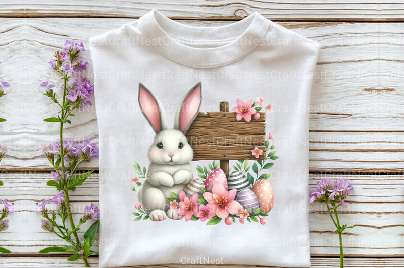 Cute Easter Bunny Clipart Bundle 99 - CraftNest - Digital Crafting and Art