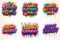 Birthday Clipart Bundle - CraftNest - Digital Crafting and Art