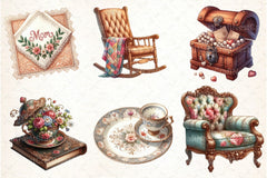 Antique Mother's Day Clipart Bundle - CraftNest - Digital Crafting and Art