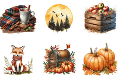 Fall Autumn Clipart - CraftNest - Digital Crafting and Art
