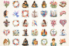 Christian Mom Mother's Day Clipart Bundle - CraftNest - Digital Crafting and Art