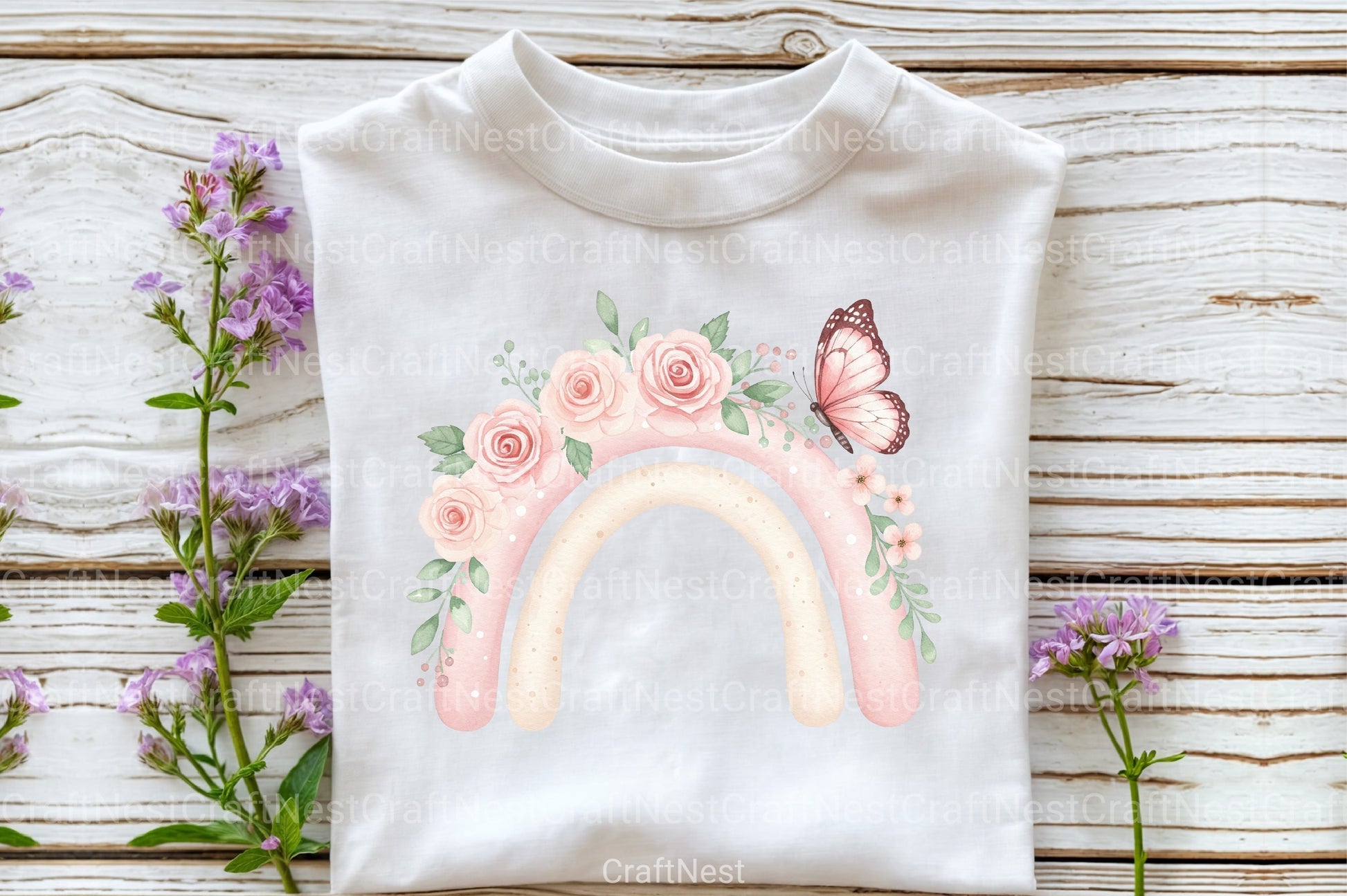 Pastel Rainbow Clipart Bundle - CraftNest - Digital Crafting and Art