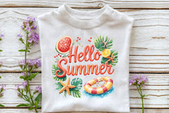 Hello Summer Clipart Bundle 12 - CraftNest - Digital Crafting and Art