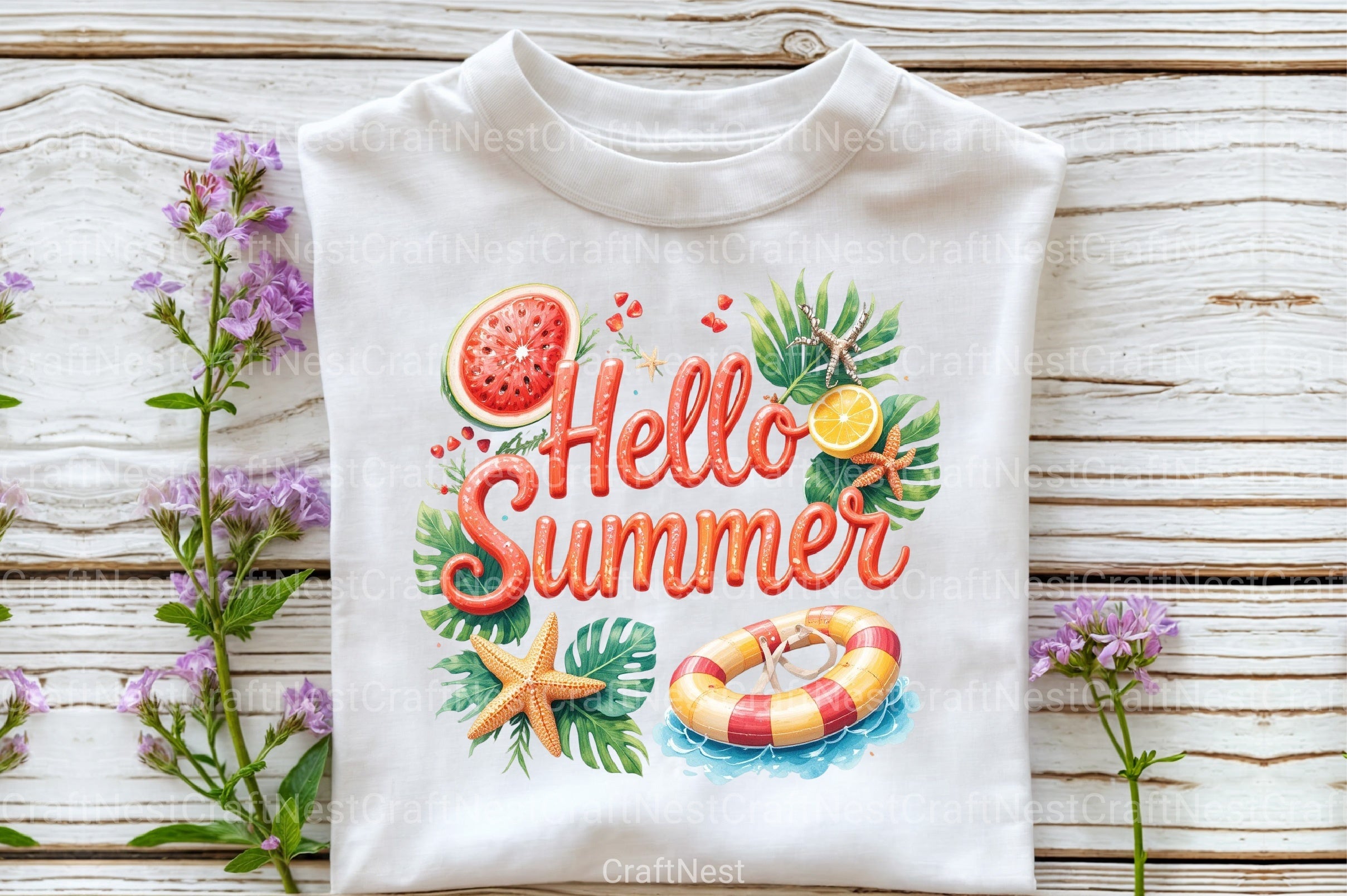 Hello Summer Clipart Bundle 12 - CraftNest - Digital Crafting and Art