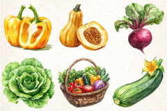 Vegetables Clipart Bundle 99 - CraftNest - Digital Crafting and Art