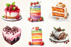 Cake Clipart Bundle 99 - CraftNest - Digital Crafting and Art
