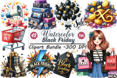 Black Friday Clipart Bundle - CraftNest - Digital Crafting and Art
