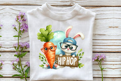 Funny Easter Bunny Hip Hop Clipart Bundle - CraftNest - Digital Crafting and Art