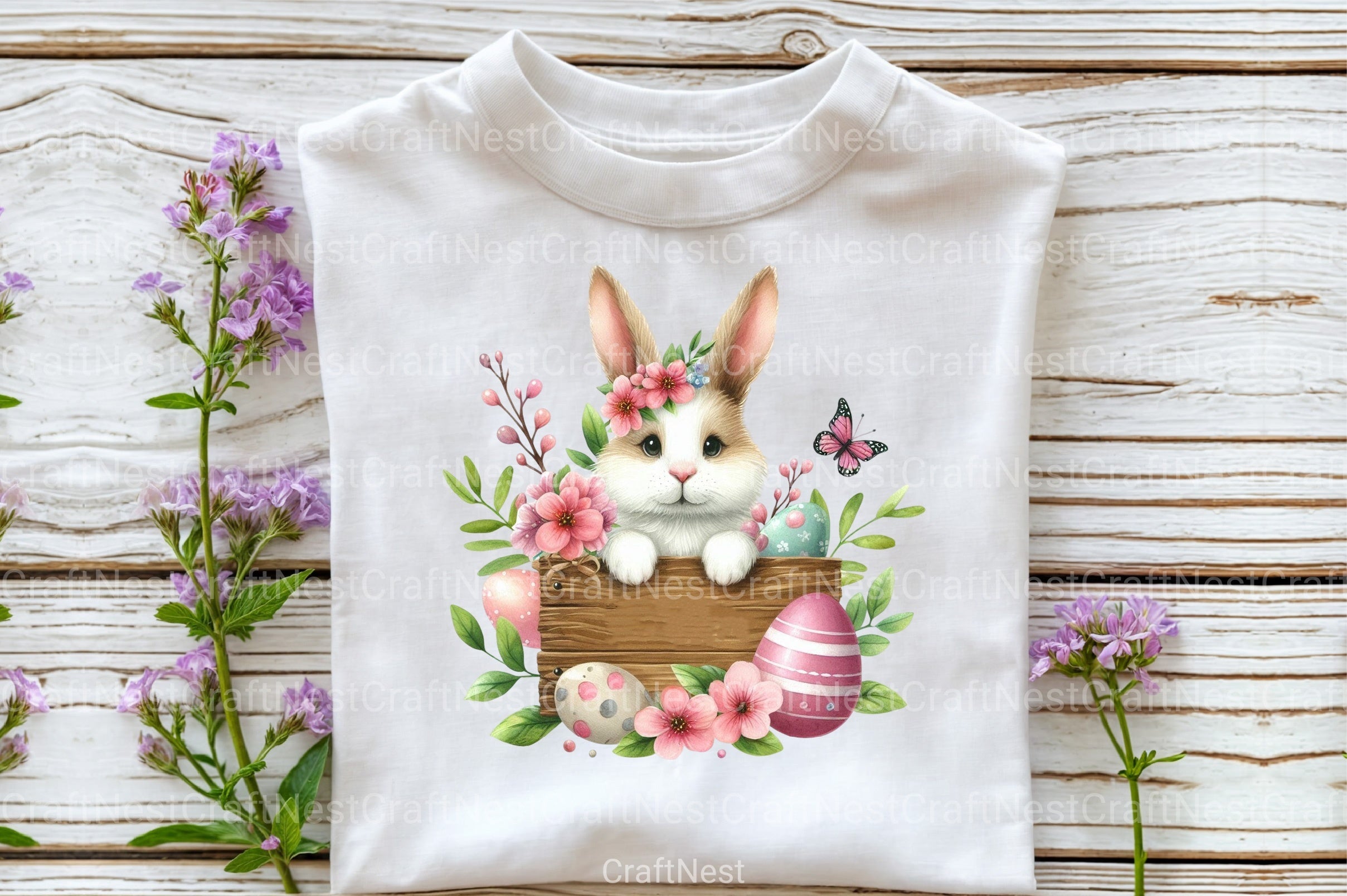 Cute Easter Bunny Clipart Bundle 55 - CraftNest - Digital Crafting and Art