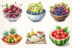Fruit Bowl Clipart Bundle - CraftNest - Digital Crafting and Art