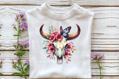 Bull Skull with Horns Clipart Bundle 78 - CraftNest - Digital Crafting and Art