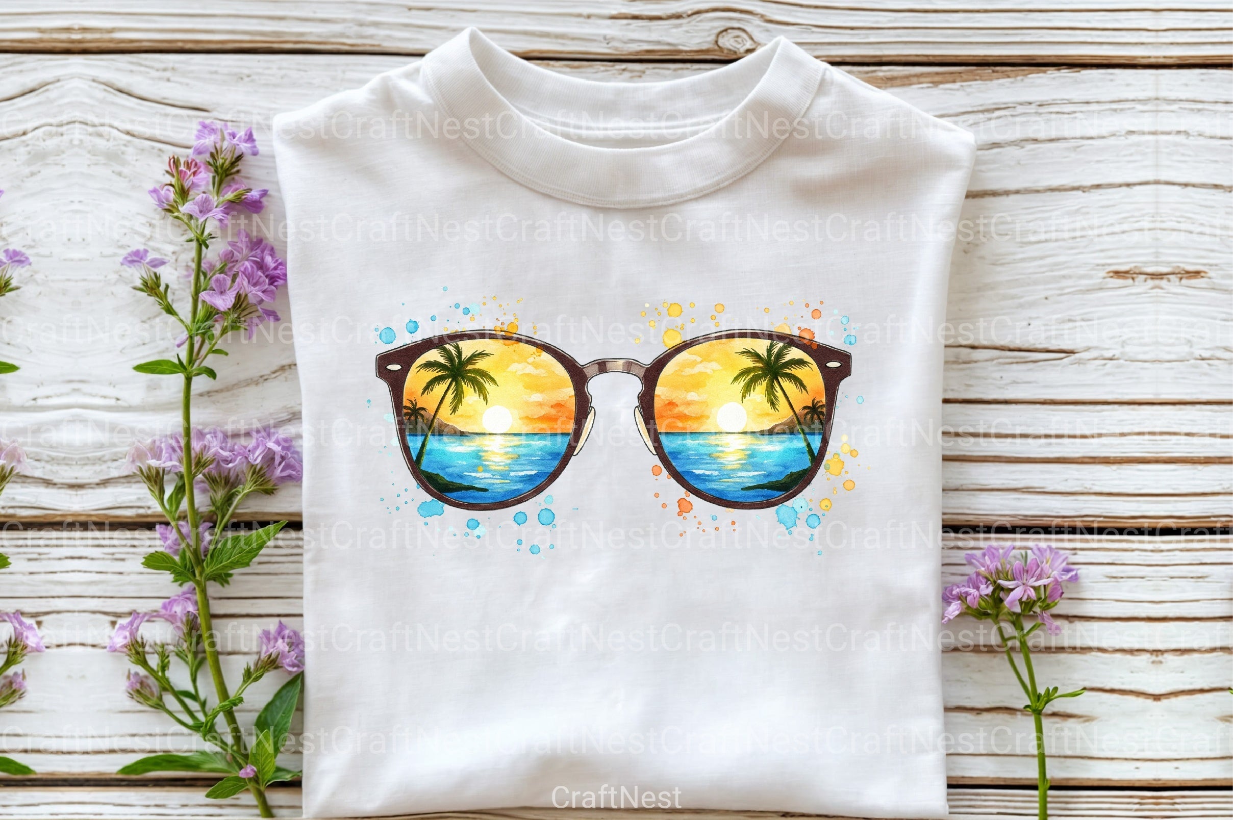 Summer Sunglasses Clipart Bundle 14 - CraftNest - Digital Crafting and Art