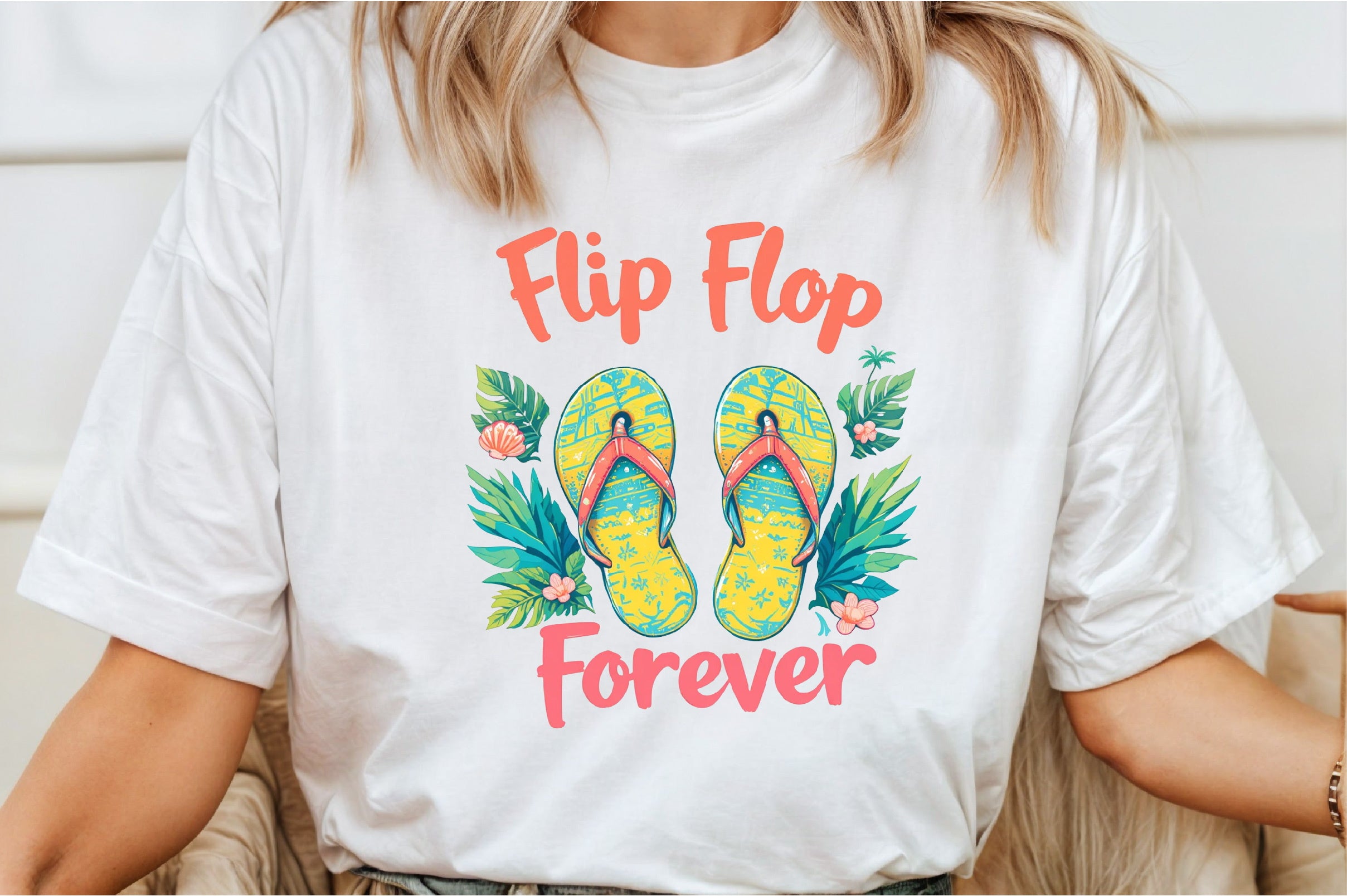 Flip Flop Summer Design Clipart Bundle