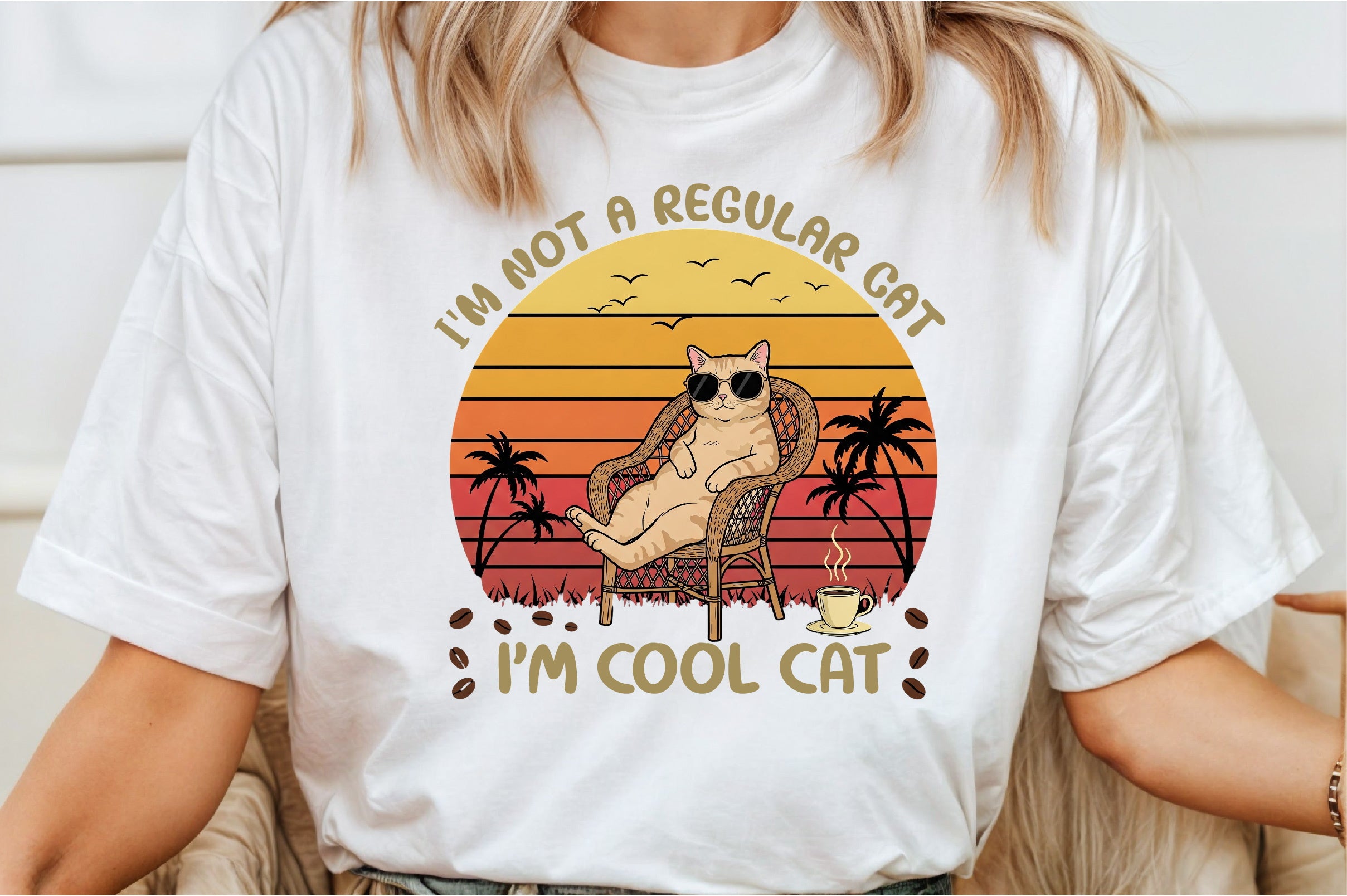 Coffee Cat Clipart Bundle