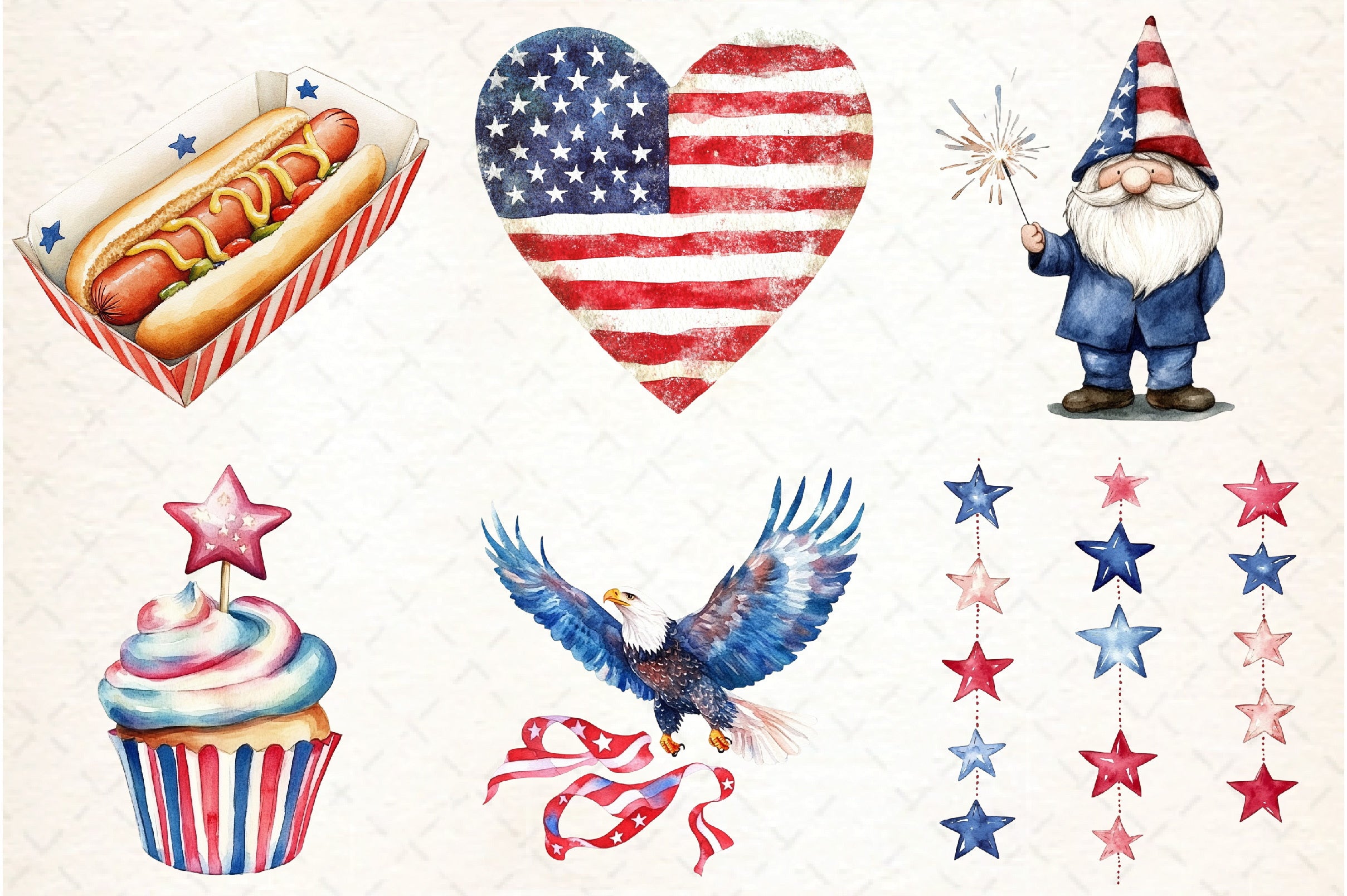 4th of July Clipart Bundle