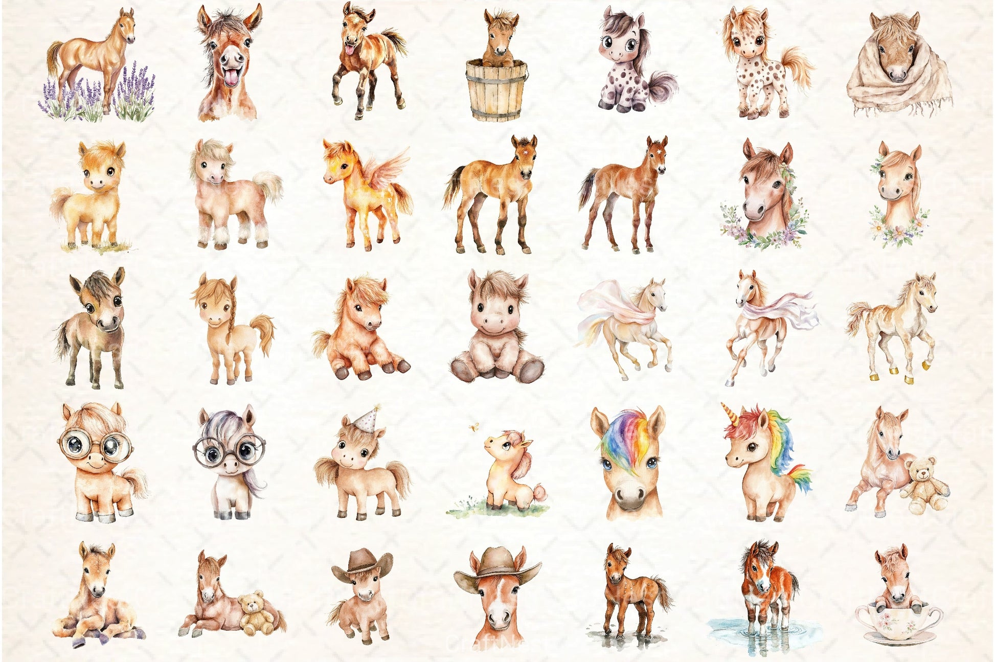 Premium Horse Clipart Bundle - CraftNest - Digital Crafting and Art
