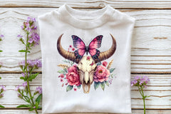 Bull Skull with Horns Clipart Bundle 66 - CraftNest - Digital Crafting and Art