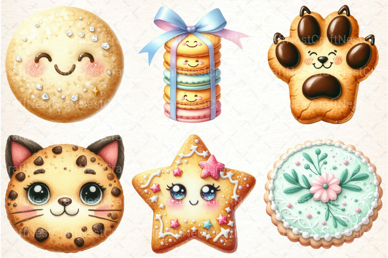 Biscuit Clipart Bundle - CraftNest - Digital Crafting and Art