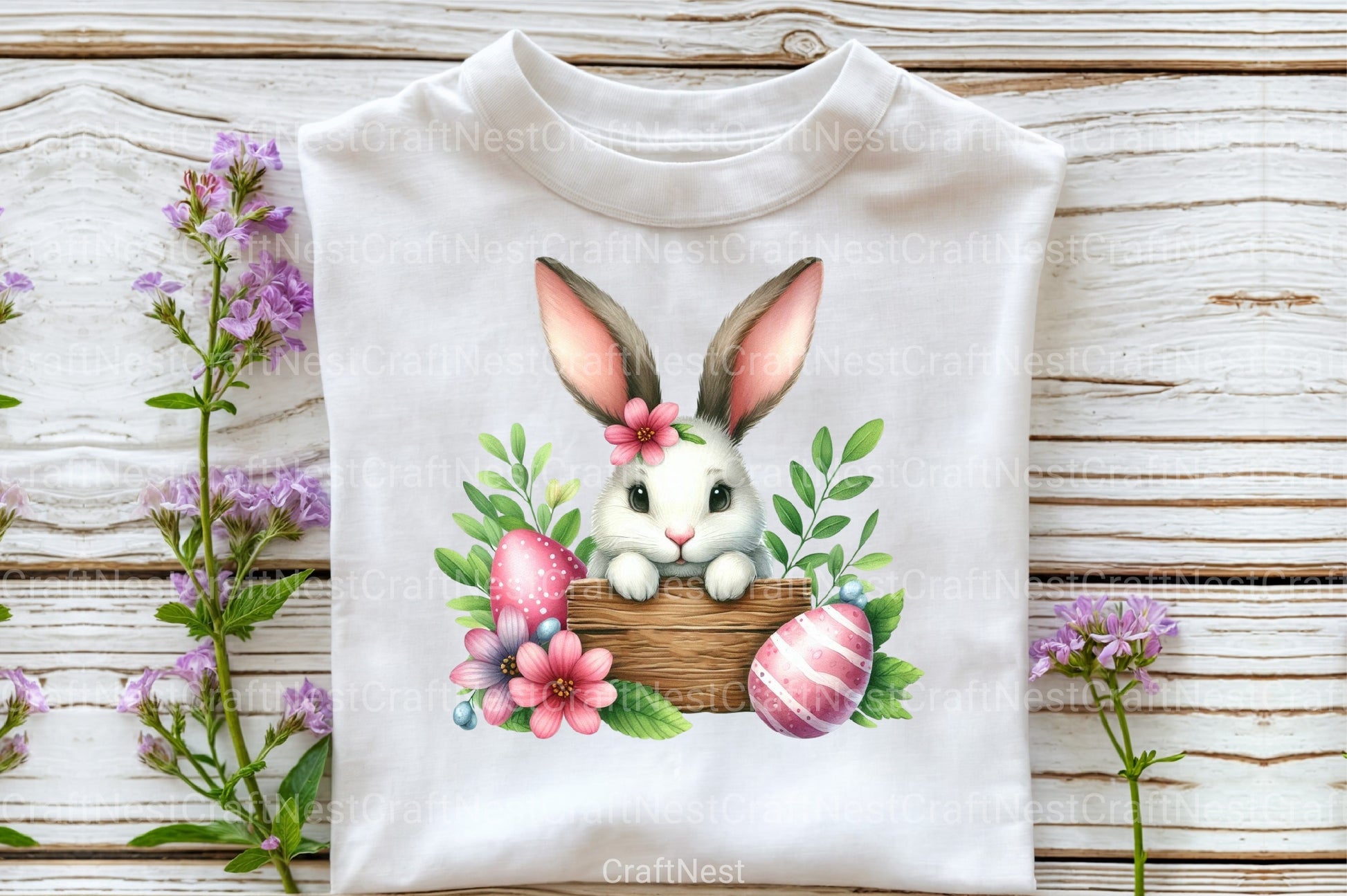 Cute Easter Bunny Clipart Bundle 11 - CraftNest - Digital Crafting and Art