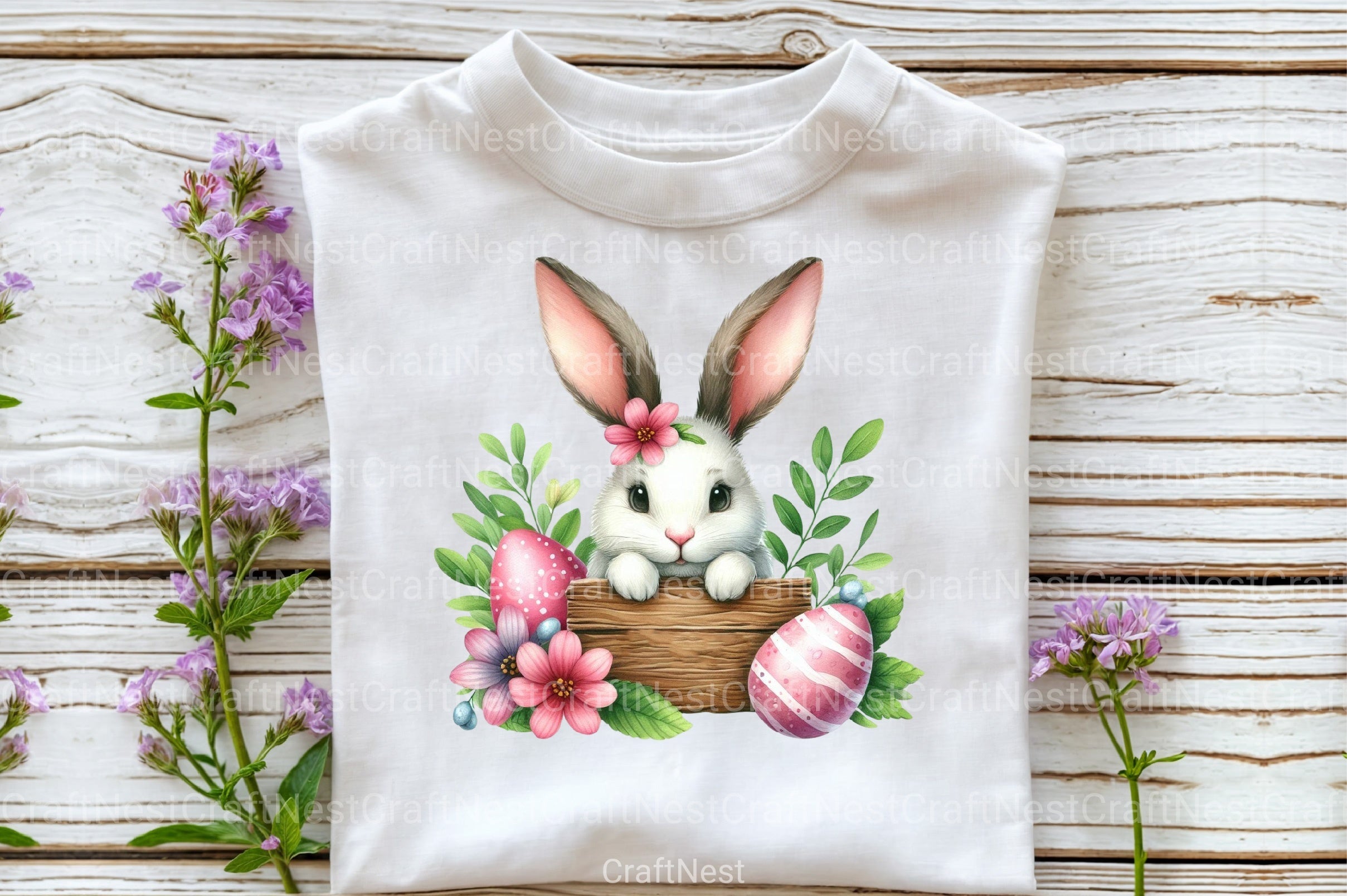 Cute Easter Bunny Clipart Bundle 11 - CraftNest - Digital Crafting and Art