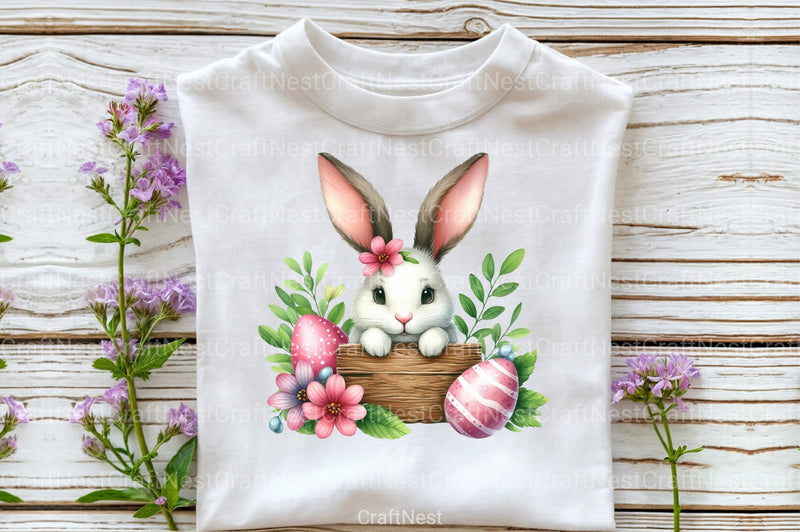 Cute Easter Bunny Clipart Bundle 11 - CraftNest - Digital Crafting and Art