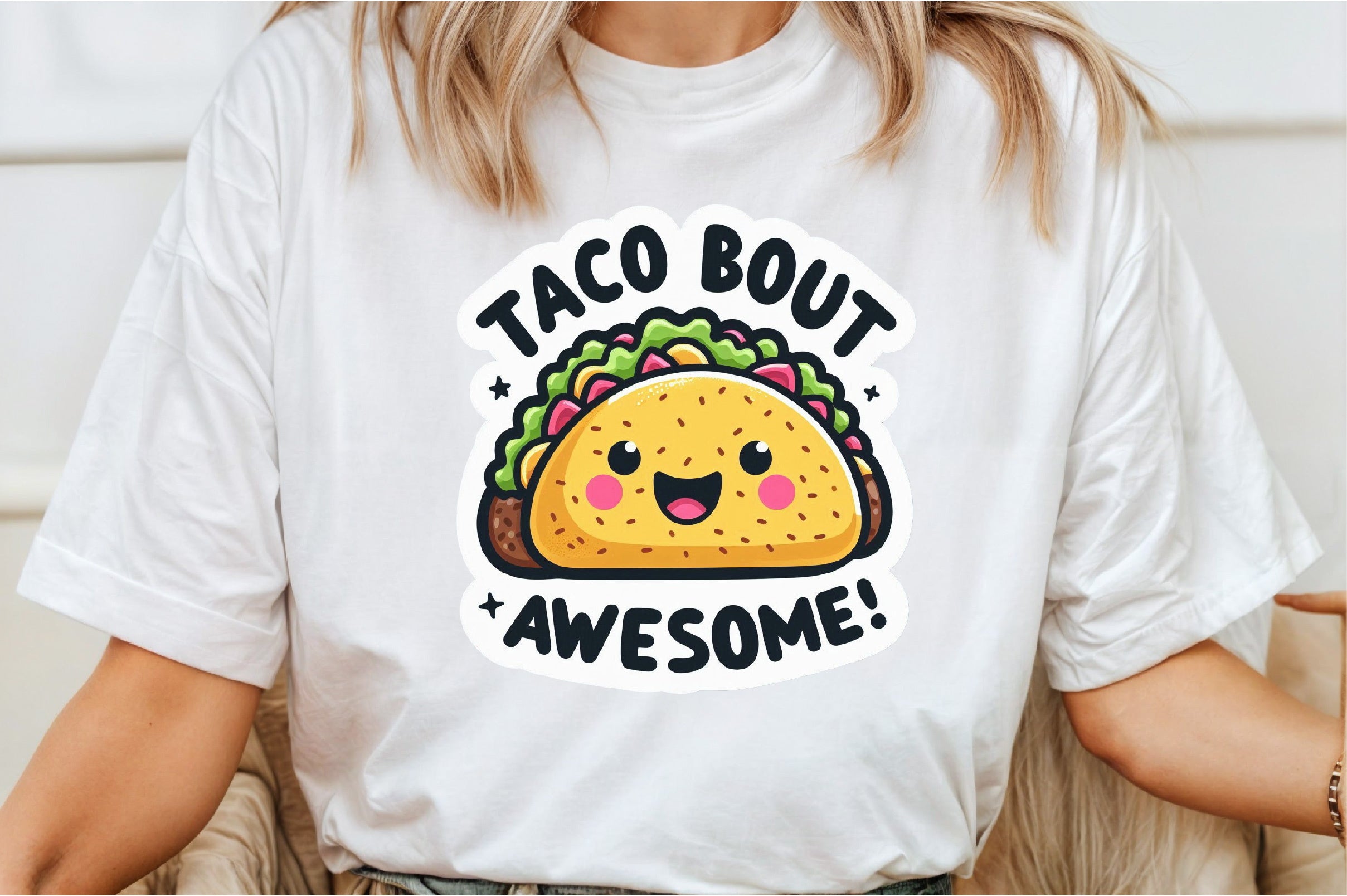 Funny Taco Clipart Bundle: Awesome Stickers