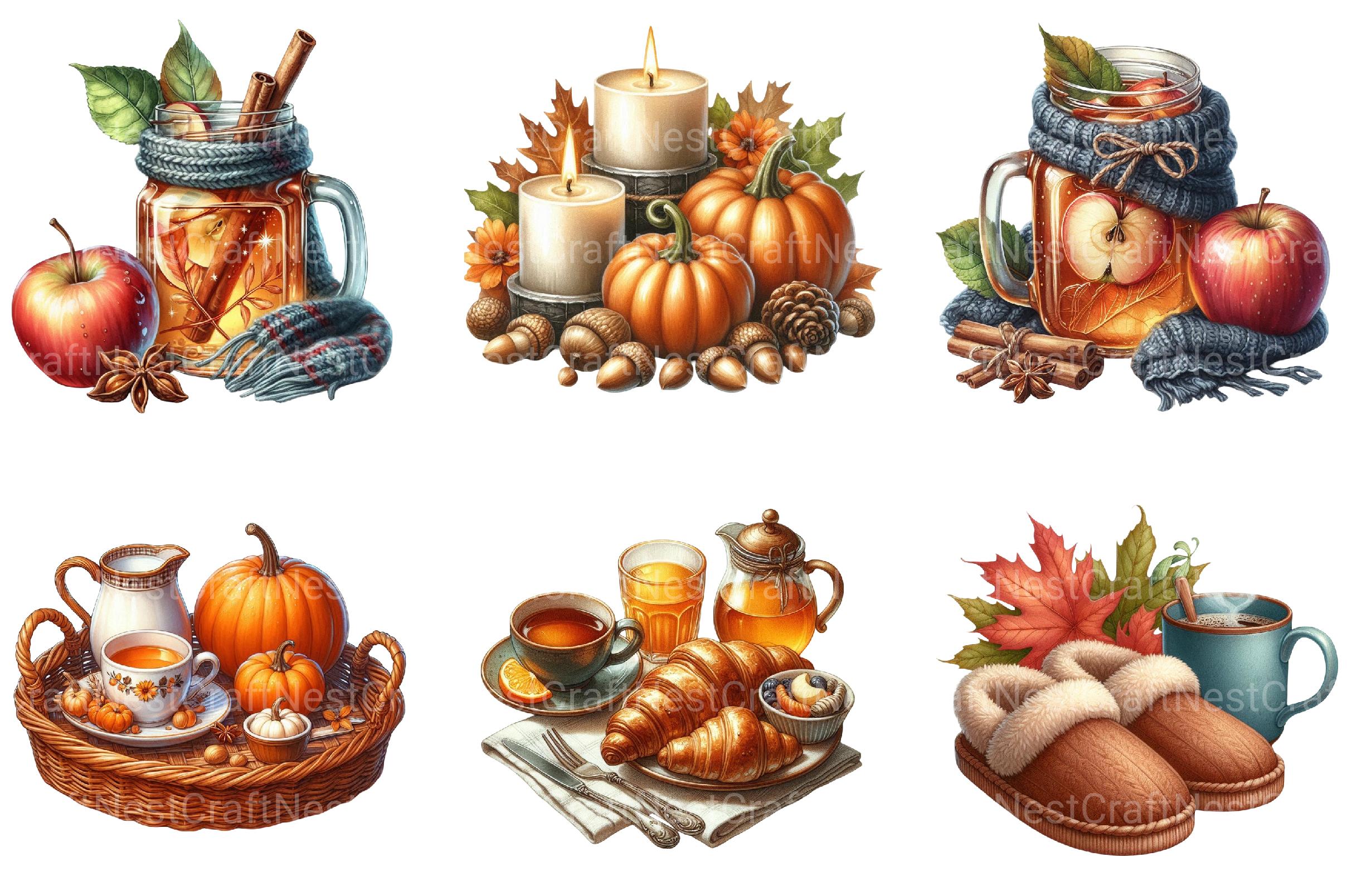 Fall Lazy Day Clipart - CraftNest - Digital Crafting and Art