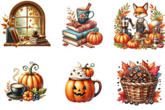 Fall Coffee Clipart - CraftNest - Digital Crafting and Art
