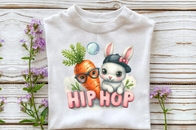 Hip Hop Easter Bunny Clipart Bundle - CraftNest - Digital Crafting and Art