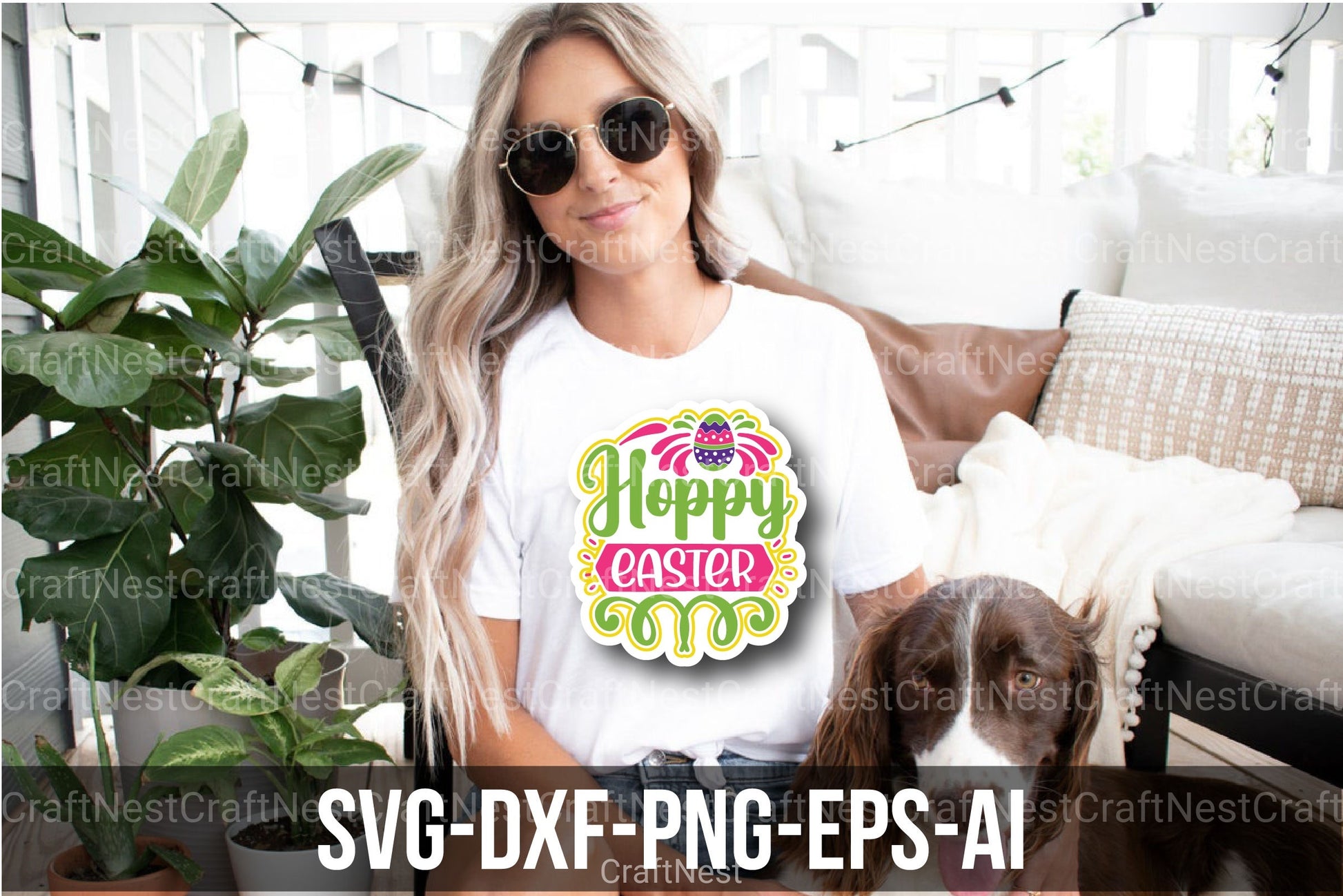 Easter Stickers Design Bundle - CraftNest - Digital Crafting and Art