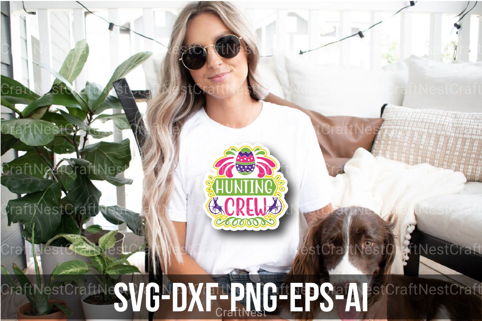 Easter Stickers Design Bundle - CraftNest - Digital Crafting and Art