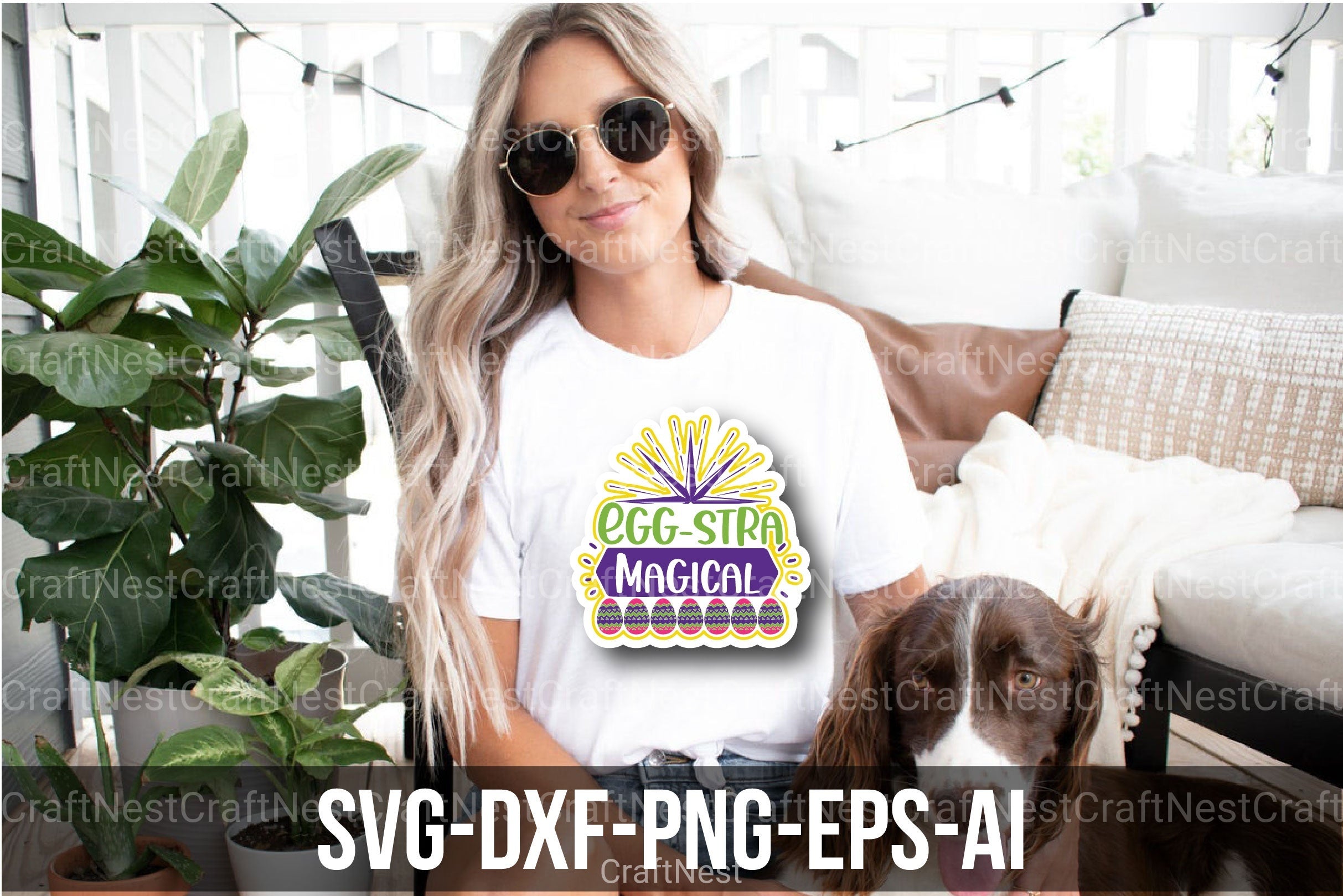 Easter Stickers Design Bundle - CraftNest - Digital Crafting and Art